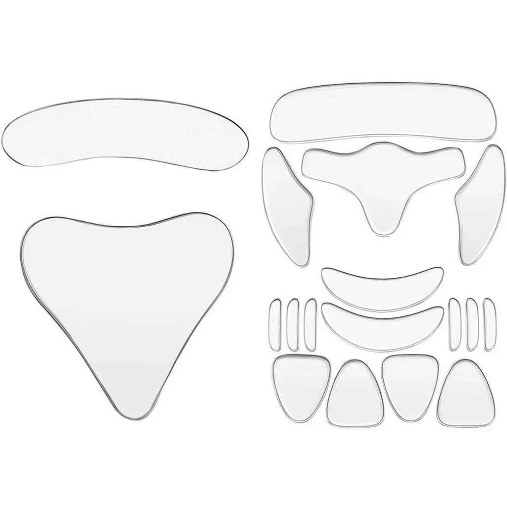 16 Pieces Reusable Silicone Face Patch