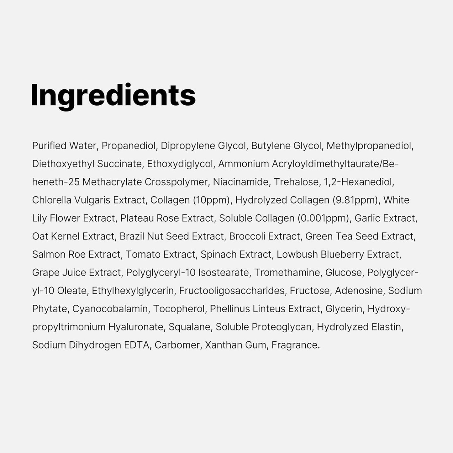 WBC Collagen Niacinamide Jelly Cream