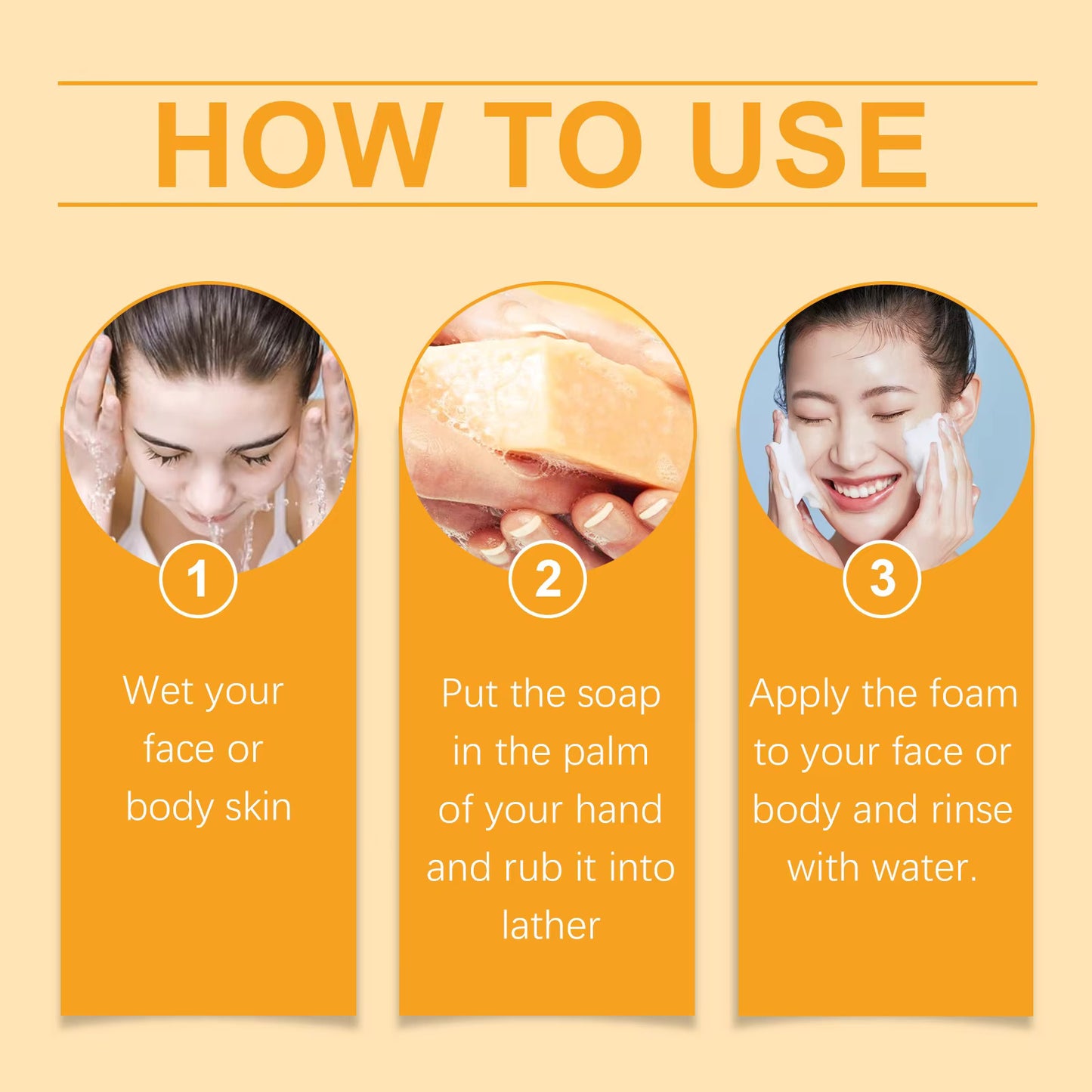 Turmeric & Kojic Acid Dark Spot Remover Soap Bars (Pack of 2)
