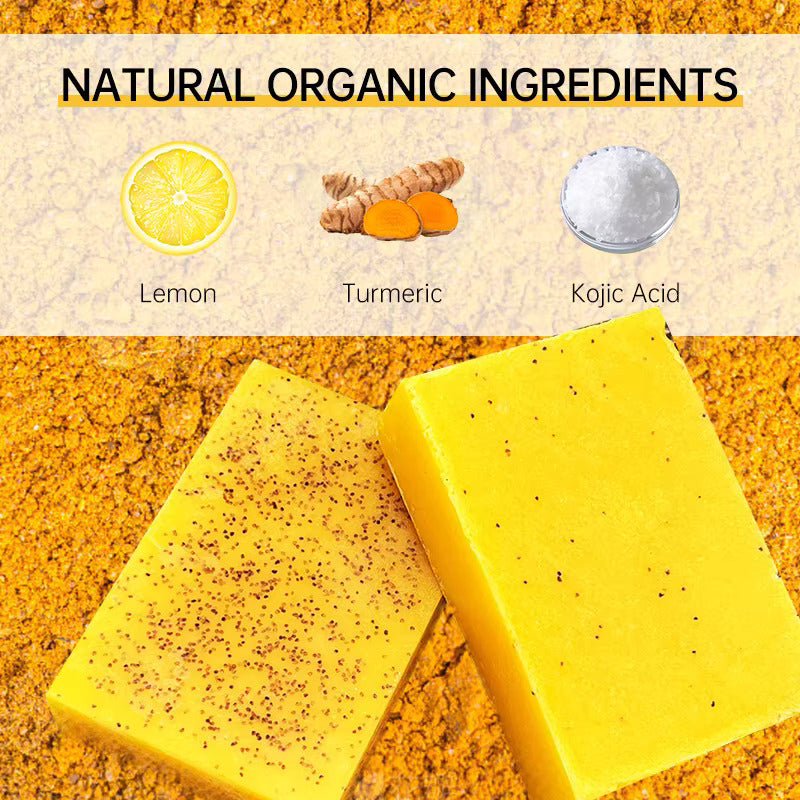 Turmeric & Kojic Acid Dark Spot Remover Soap Bars (Pack of 2)