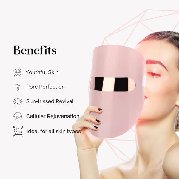 3 Color LED Face Mask Light Therapy