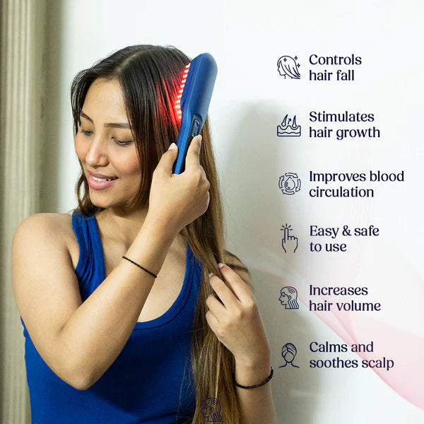 LED Hair Growth Comb & Scalp Massager