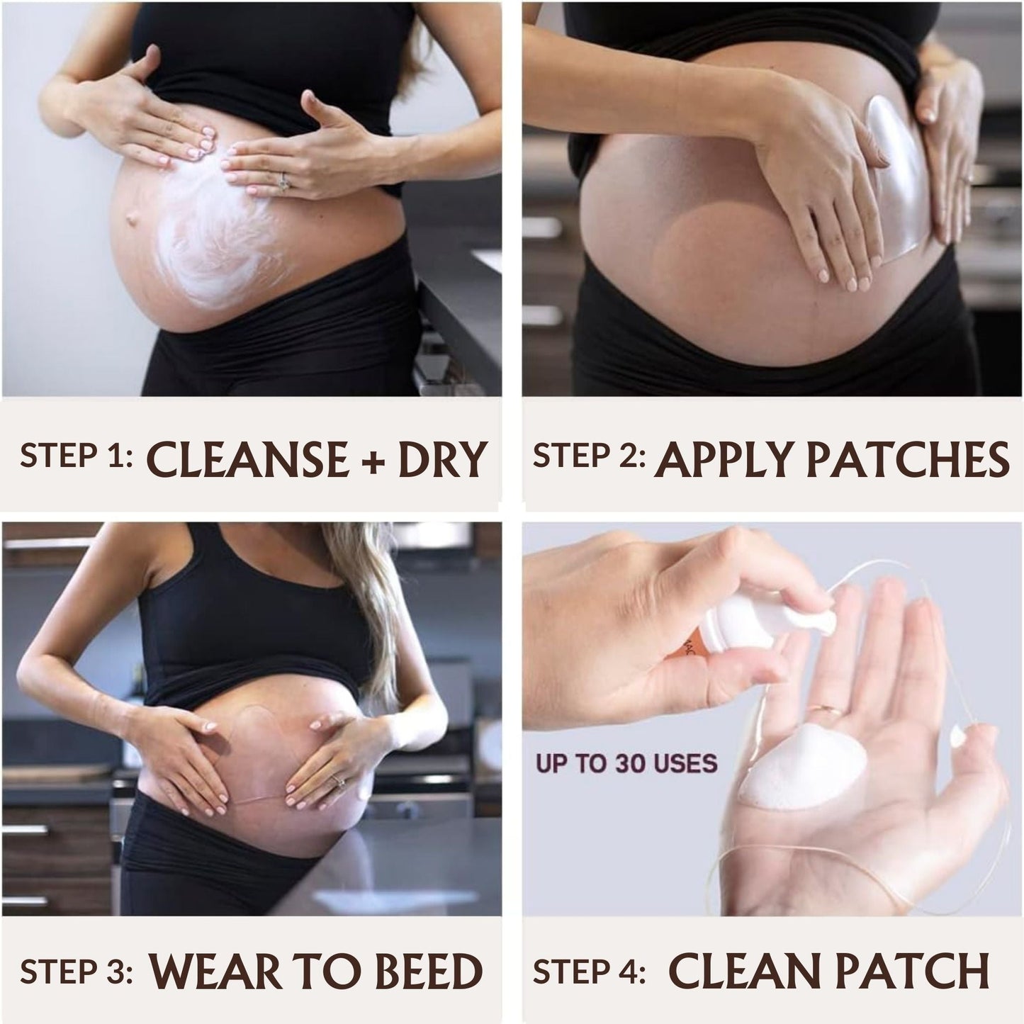 Silicone Anti Stretch Mark Stomach Patches