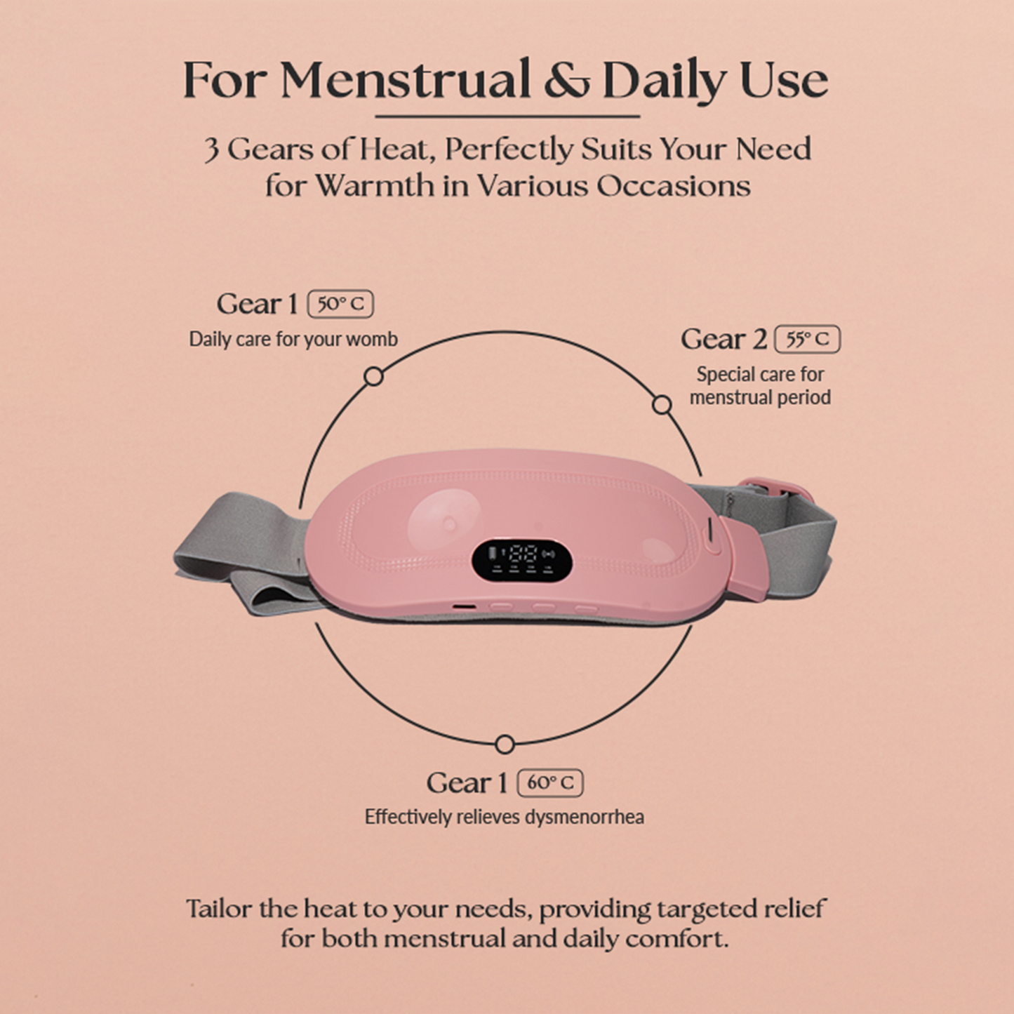 Period Relief Menstrual Heating Pad