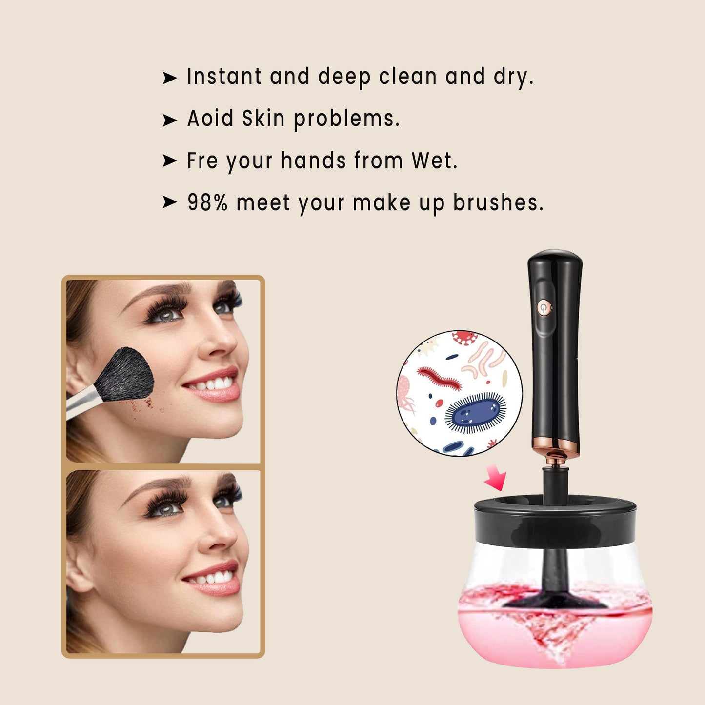 Silicone Make Up Brush Cleaner