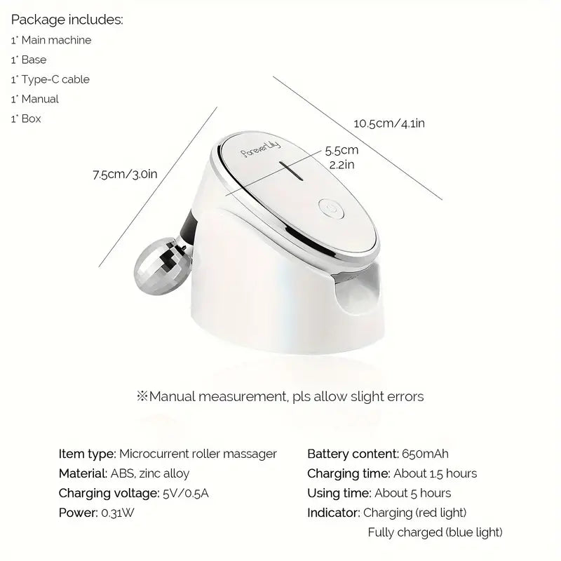 EMS face lifting massage roller machine