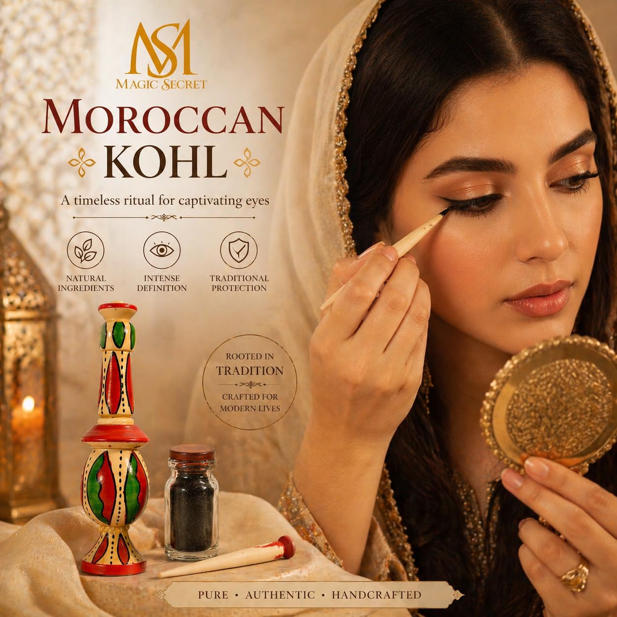 Moroccan Kohl 10g Natural Eyeliner