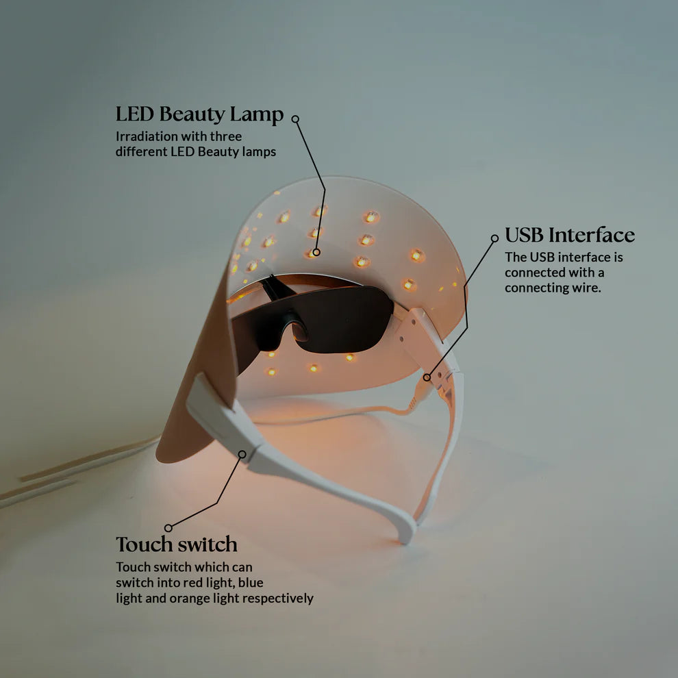 3 Color LED Face Mask Light Therapy