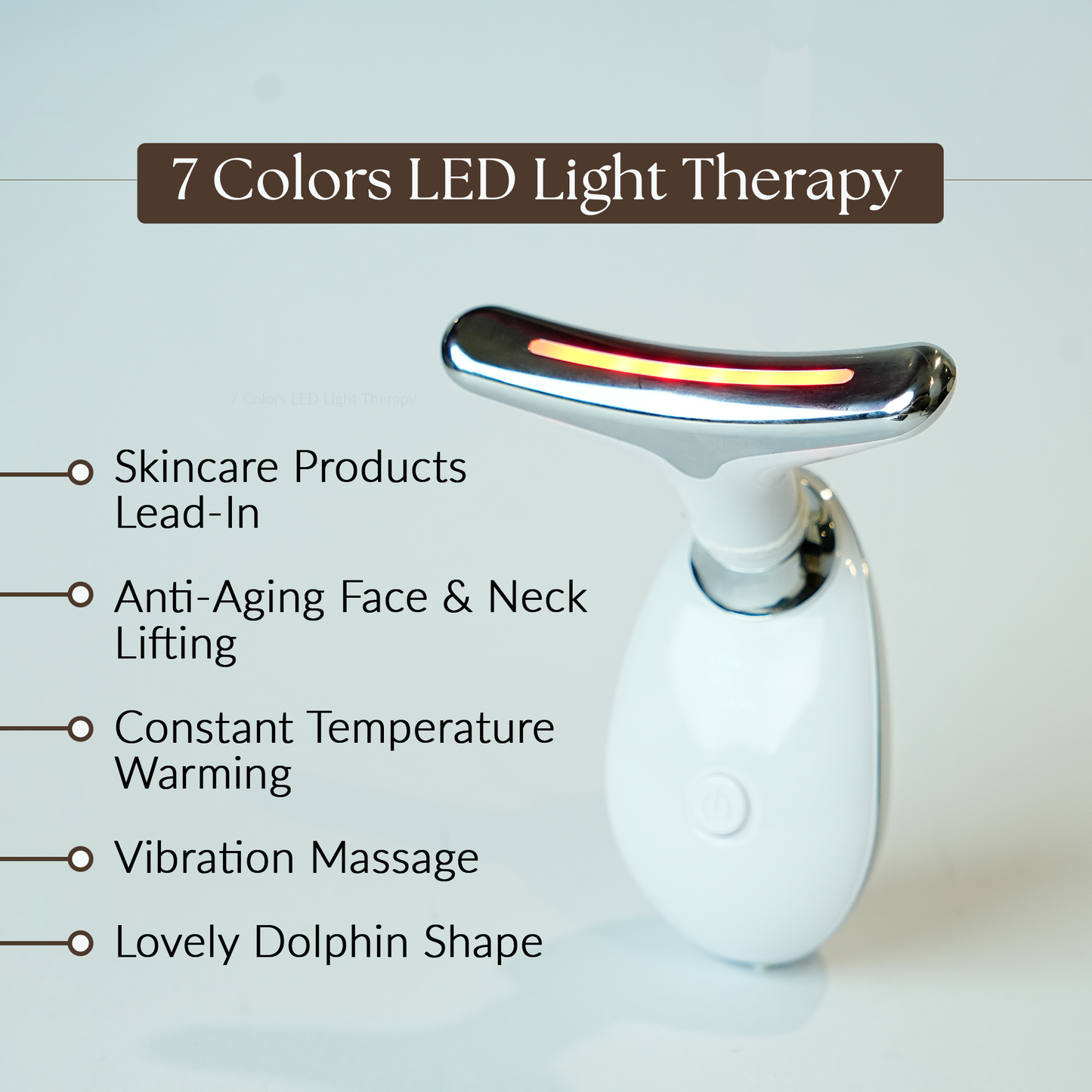 7 Color V Face Lift UV Massager