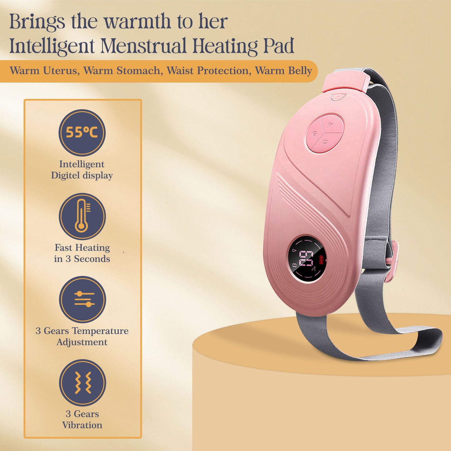 Period Pain Relief Heating Device for Menstrual Cramps