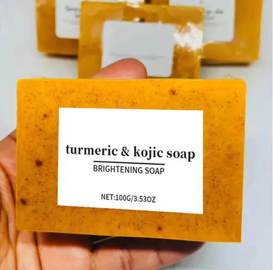 Turmeric & Kojic Acid Dark Spot Remover Soap Bars (Pack of 2)