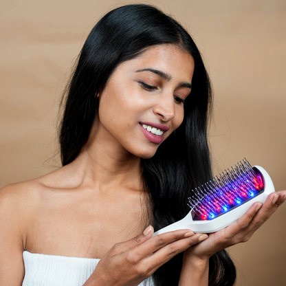 LED Hair Growth Comb with Red & Blue LED