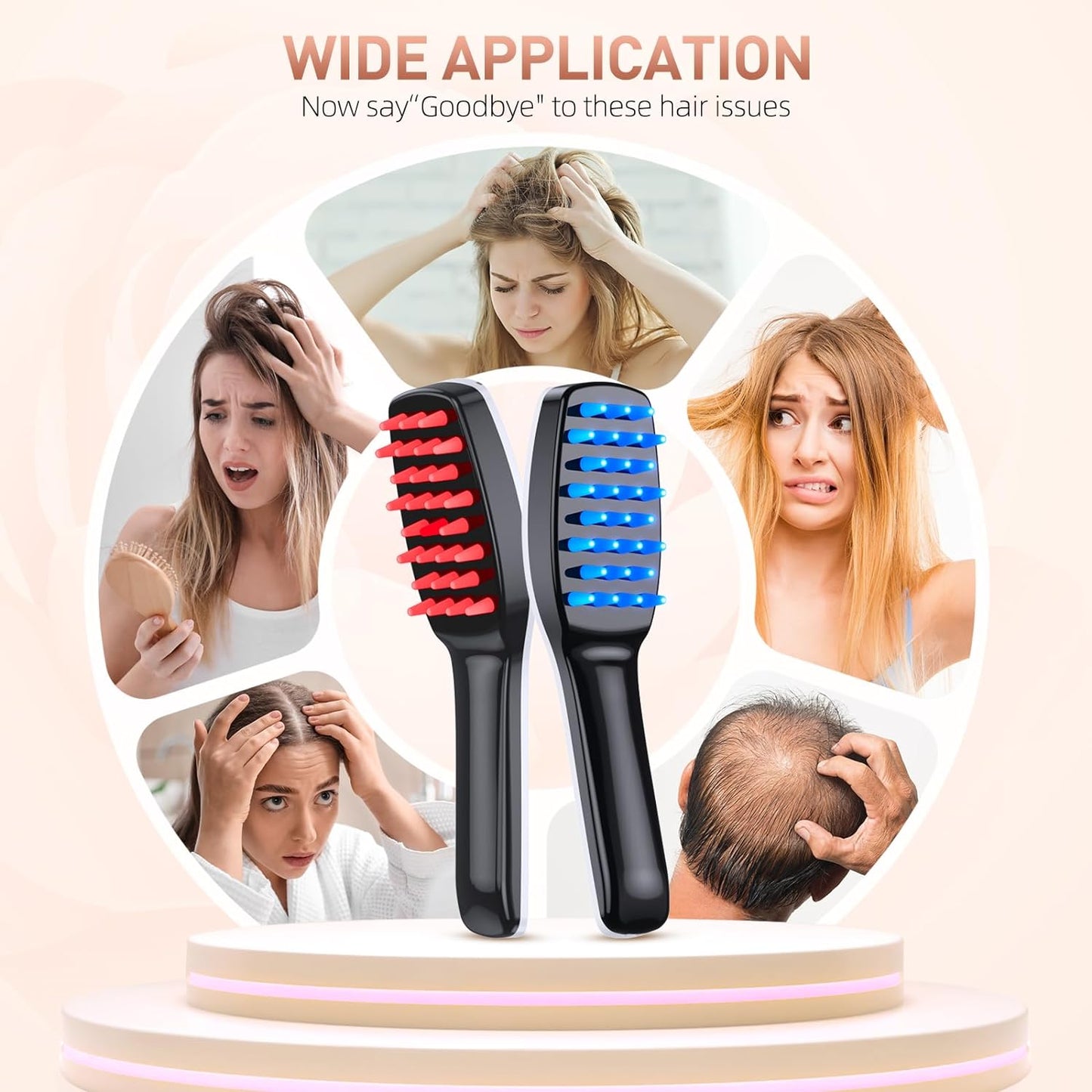 LED Hair Growth Comb & Scalp Massager 2.0