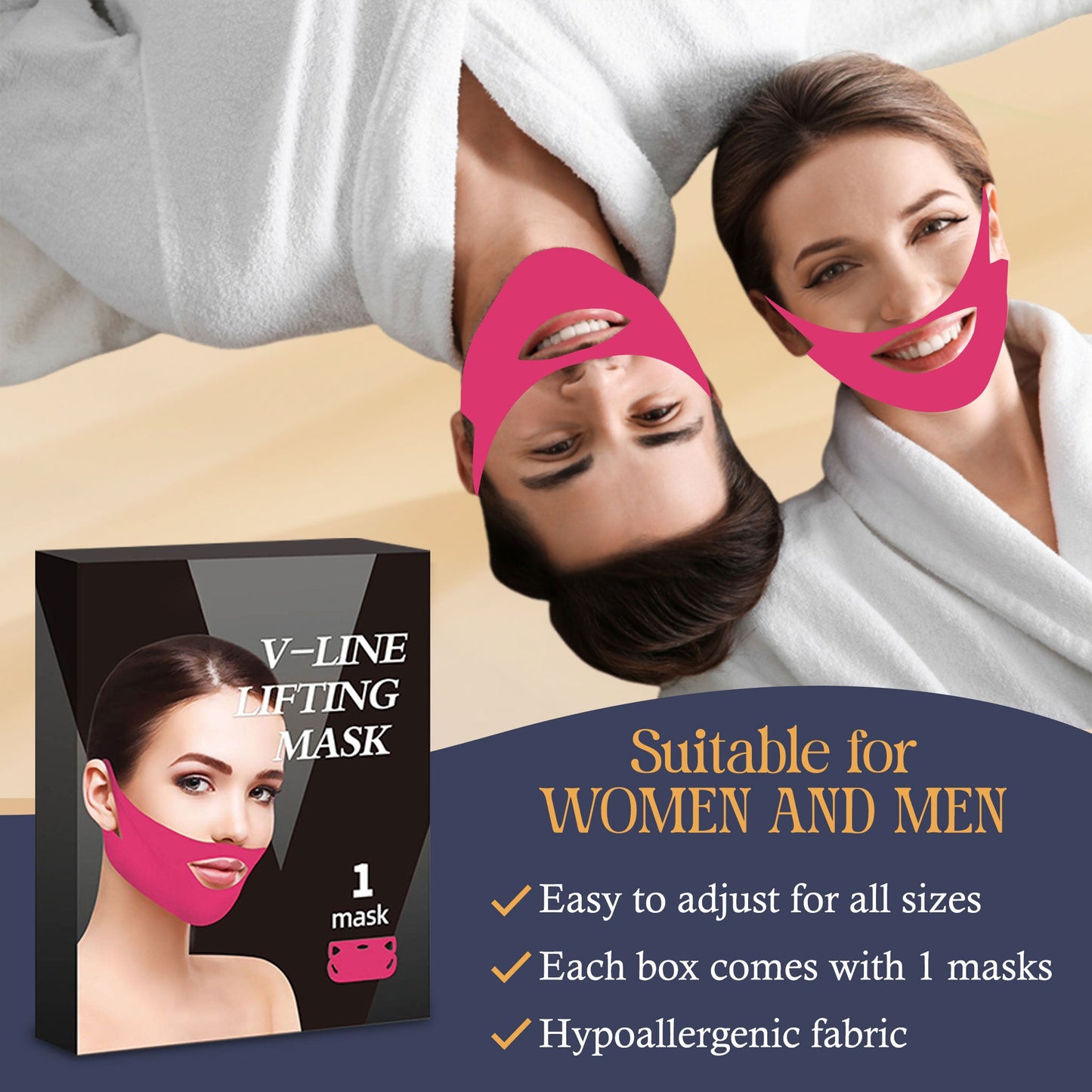 Double Chin Mask Lifting & Firming Reusable Face Mask