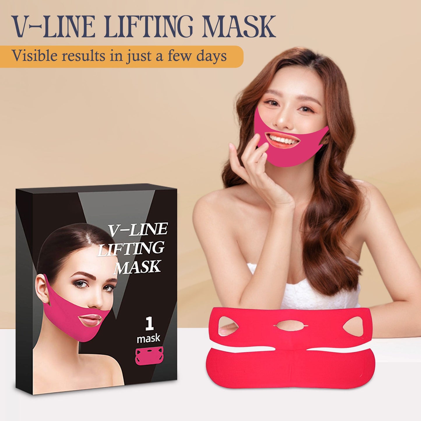 Double Chin Mask Lifting & Firming Reusable Face Mask