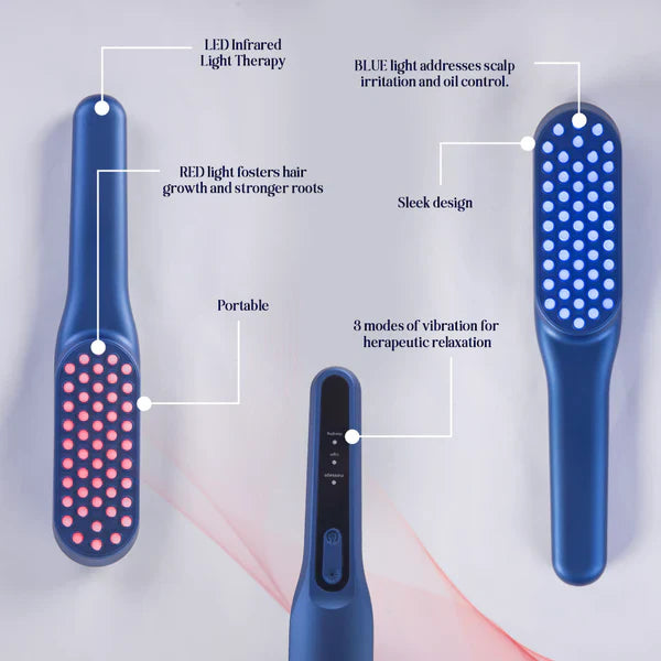 LED Hair Growth Comb & Scalp Massager