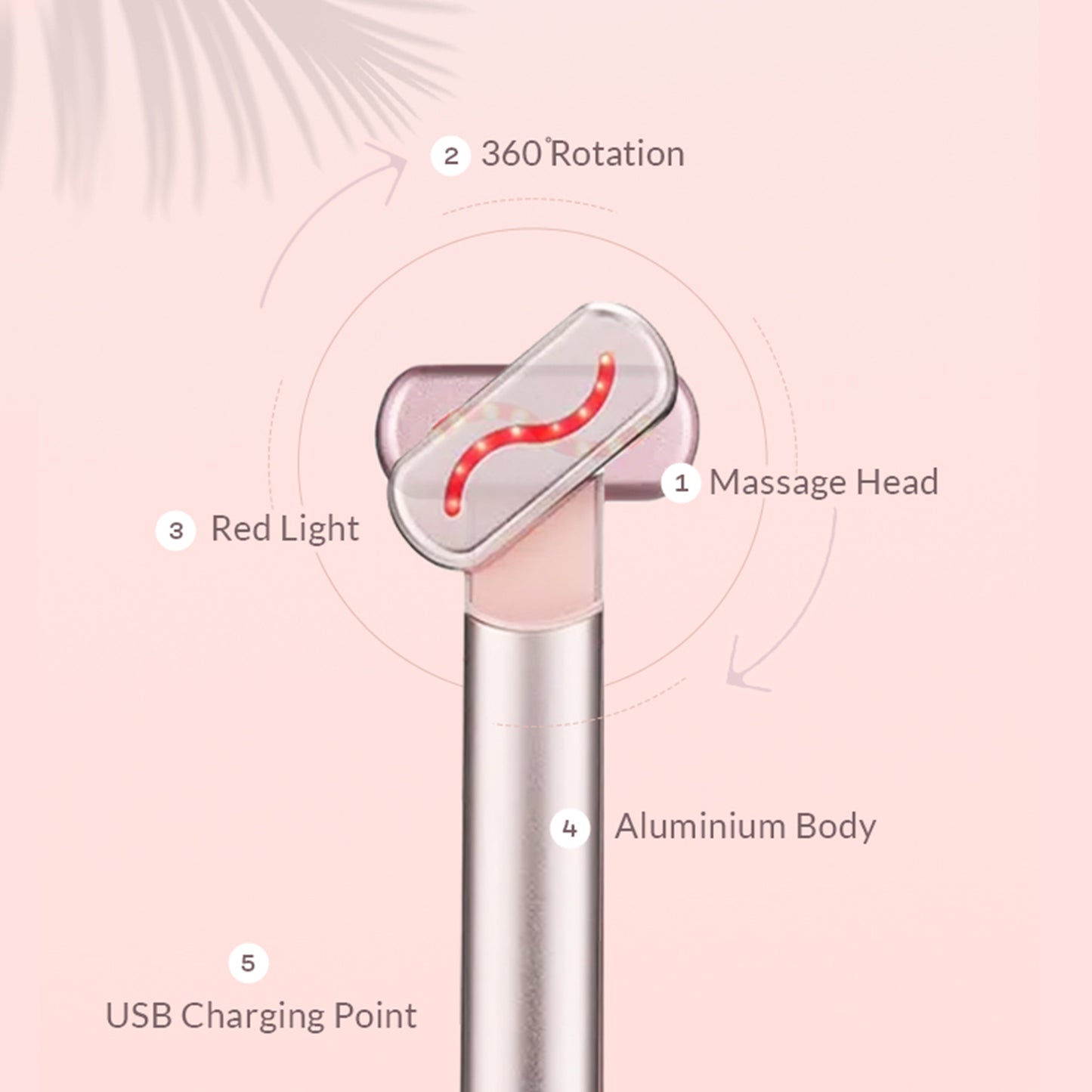 Red Light Therapy For Face Therapy Wand